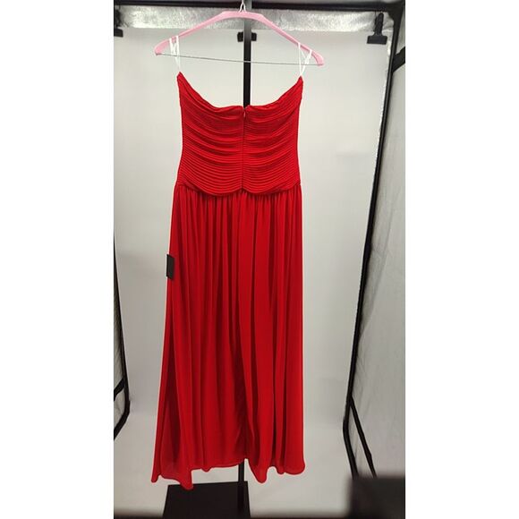 Lulus Red Basic Sleeved Dress M - Picture 2 of 2